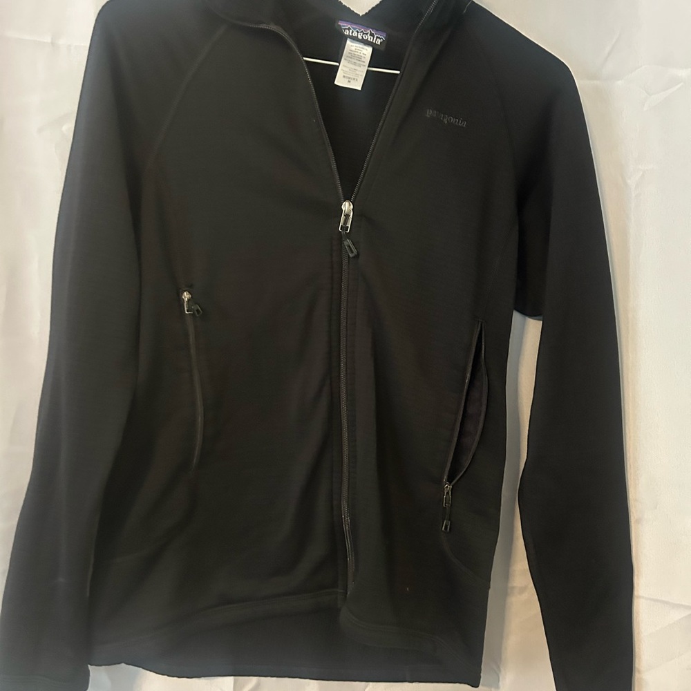 Patagonia Black Zip-Up Fleece Jacket